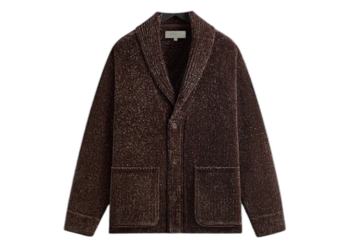 Kith Francis Chenille Shawl Collar Coat Confection