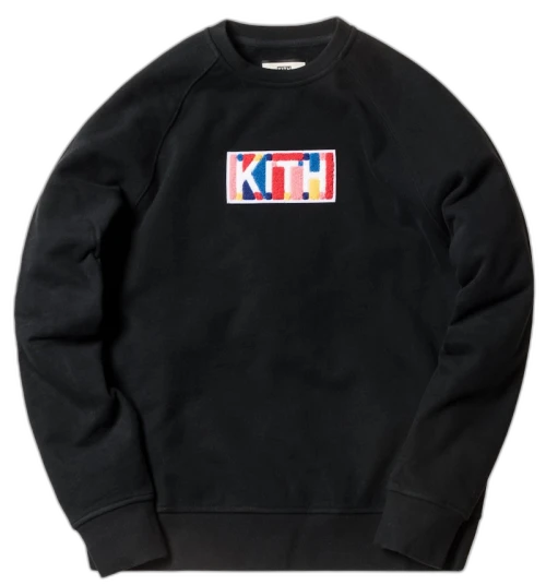 Kith Geo Color Crewneck Black