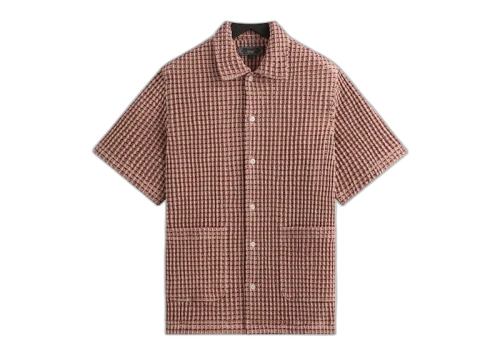 Kith Geometric Diamond Short Sleeve Boxy Collared Overshirt Bitters