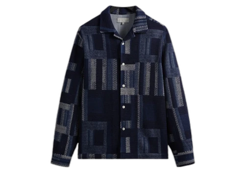 Kith Geometric Knit Cohen Shirt Nocturnal