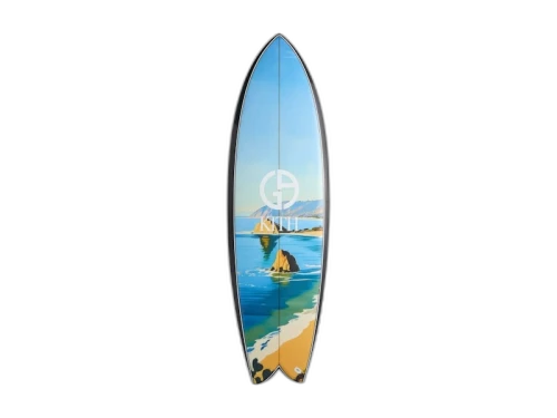 Kith Giorgio Armani Malibu Surfboard Multicolor