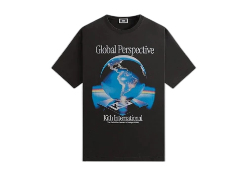 Kith Global Perspective Vintage Tee Black