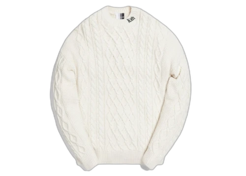 Kith Gramercy Cable Mock Neck Ivory