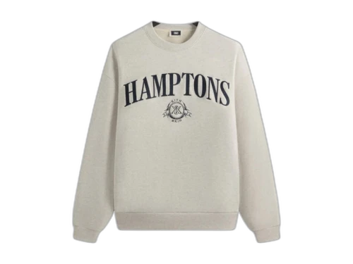 Kith Hamptons Nelson Crewneck Light Heather Grey