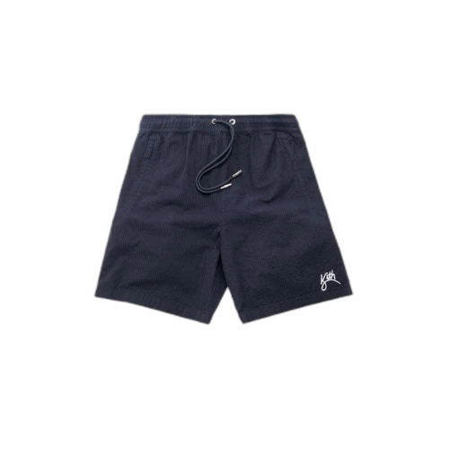 Kith Hardaway Seersucker Shorts Navy