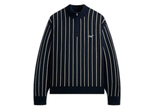 Kith Harmon Quarter Zip Mock Neck Nocturnal