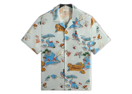 Kith Hawaii Thompson Camp Collar Shirt Oyster