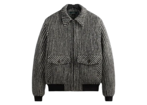 Kith Herringbone Hawthorne Flight Jacket Monarch