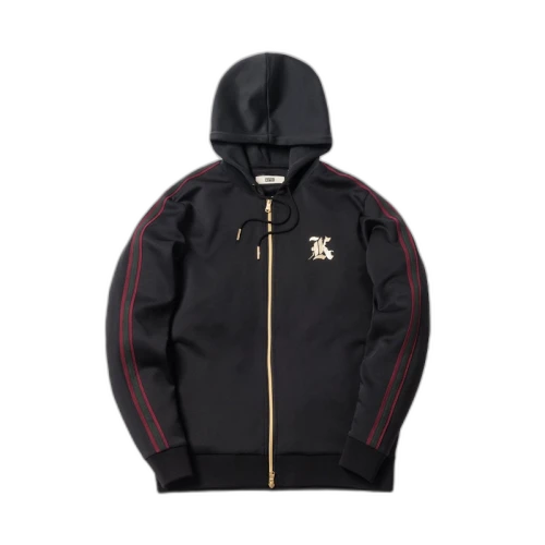 Kith Hooded Track Jacket Anthracite