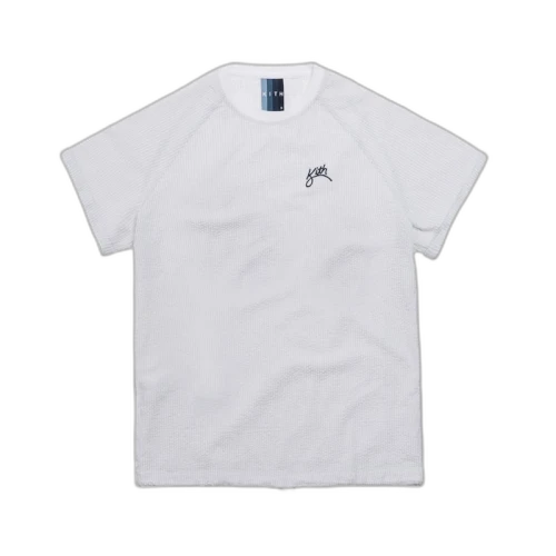 Kith Howard Seersucker Tee White