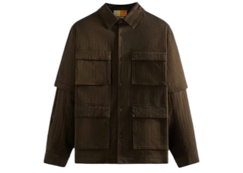 Kith Hyatt Double Sleeve Shirt Sandalwood