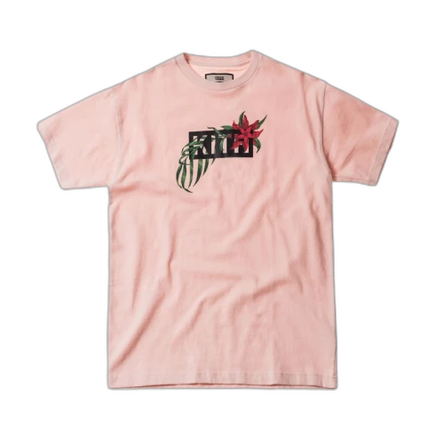 Kith In Bloom Classic Logo Tee Pink