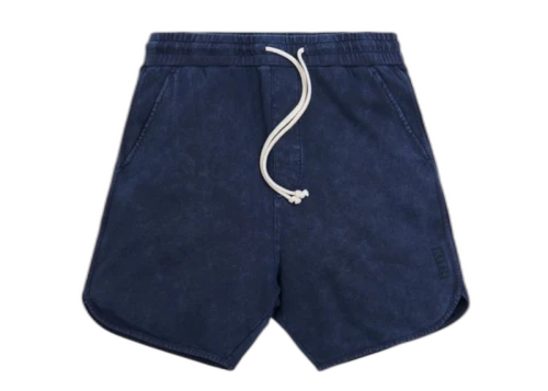 Kith Jordan Crystal Wash Baby Terry Shorts Obsidian Navy