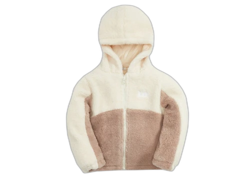 Kith Kids Baby Blocked Faux Sherpa Full Zip Waffle