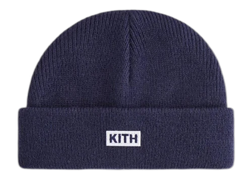 Kith Kids Baby Classic Logo Classic Rib Beanie Nocturnal
