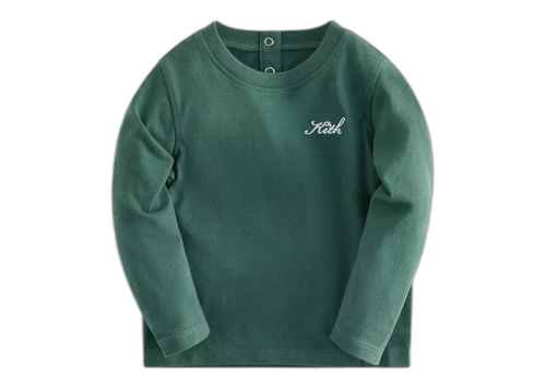 Kith Kids Baby Classic Long Sleeve Tee Jungle Green
