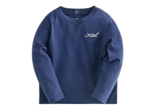 Kith Kids Baby Classic Long Sleeve Tee Peacoat