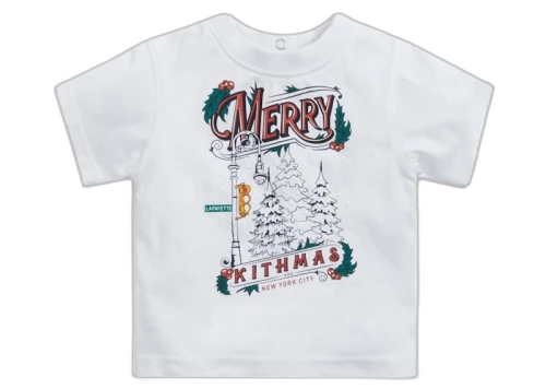 Kith Kids Baby Kithmas Tee White