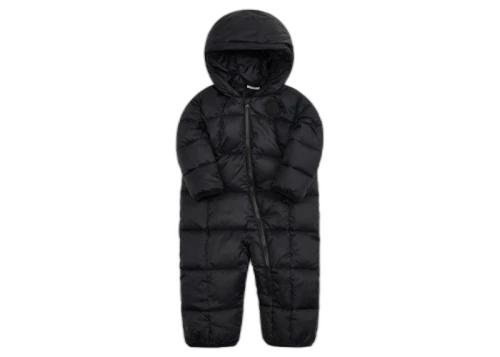Kith Kids Baby Puffer Coverall Black