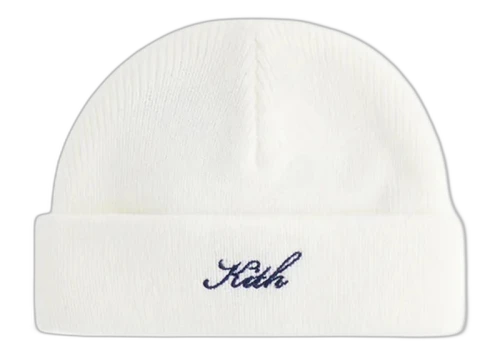 Kith Kids Baby Script Beanie Sandrift