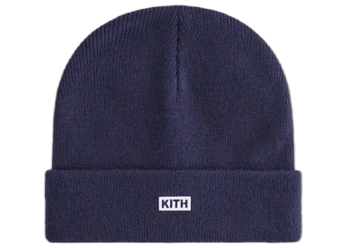 Kith Kids Classic Logo Classic Rib Beanie Nocturnal
