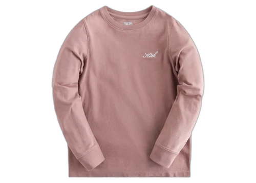 Kith Kids Classic Long Sleeve Tee Dusty Mauve
