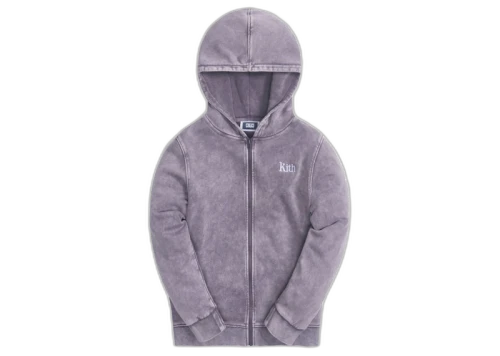 Kith Kids Classic Serif Full Zip Hoodie Monsoon
