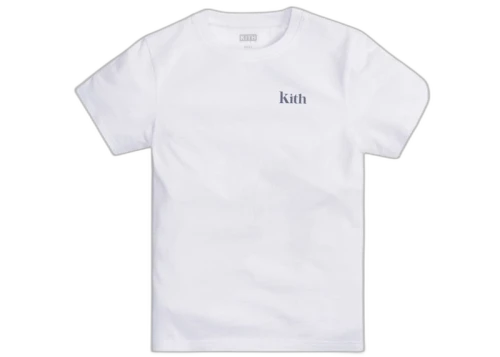Kith Kids Classic Serif Tee White