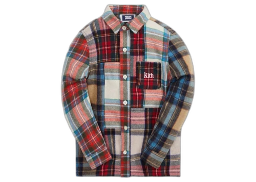 Kith Kids Flannel Blocked Ginza Bergamot