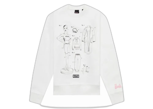 Kith Kids for Barbie Crewneck White
