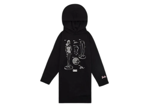 Kith Kids for Barbie Hoodie Dress Black