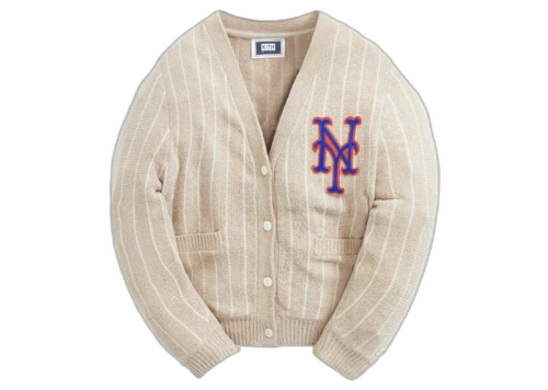 Kith Kids & MLB for New York Yankees Cardigan Oatmeal