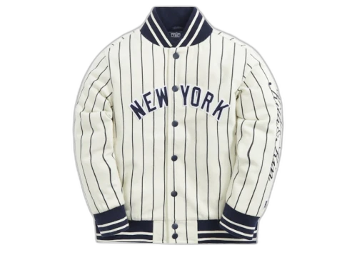 Kith Kids & MLB for New York Yankees Varsity Jacket White