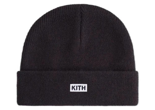 Kith Kids Toddler Classic Logo Rib Beanie Black