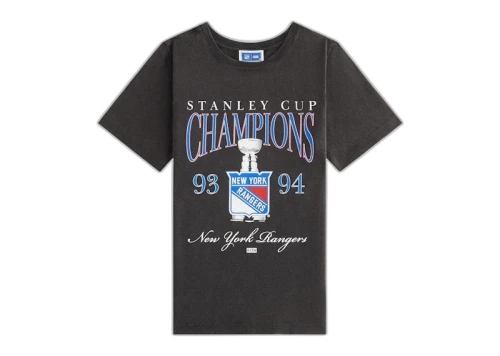 Kith Kids x New York Rangers Champions Vintage Tee Black