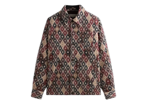 Kith Kilim Mosaic Brixton Puffed Shirt Jacket Waffle