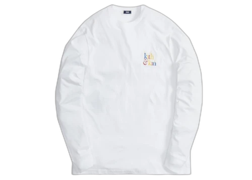 Kith & Kin Menorah L/S Tee White
