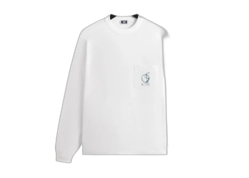 Kith & Kin Universal Apple Long Sleeve Tee White