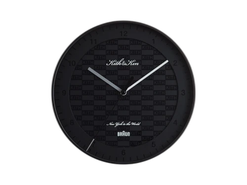 Kith Kithmas Braun Wall Clock Black