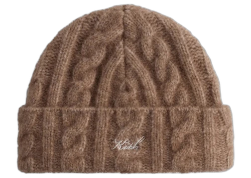 Kith Kithmas Cable Knit Beanie Quicksand