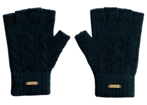 Kith Kithmas Cable Knit Fingerless Gloves Stadium