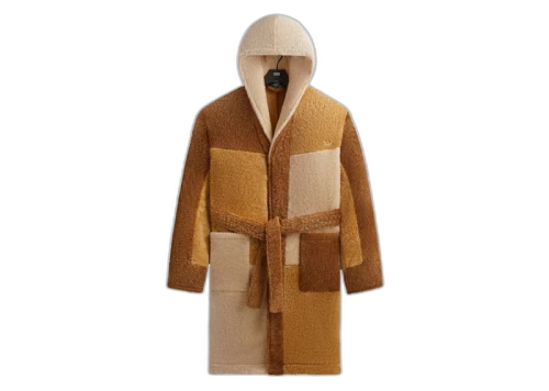 Kith Kithmas Color-Blocked Robe Chestnut