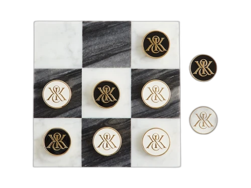 Kith Kithmas Marble Tic Tac Toe White