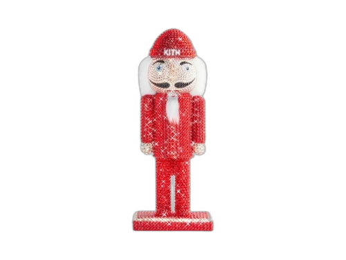 Kith Kithmas Nutcracker Swarovski Crystals Ornament Light Siam/Silk/Crystal