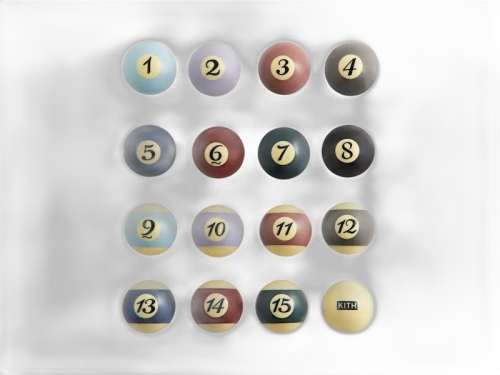 Kith Kithmas Palette Billiards Ball Set Multi