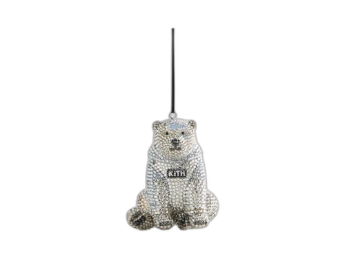 Kith Kithmas Polar Bear Swarovski Crystals Ornament Crystal Shimmer/Jet Hematite