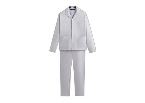 Kith Kithmas Script Pajama Set Light Heather Grey