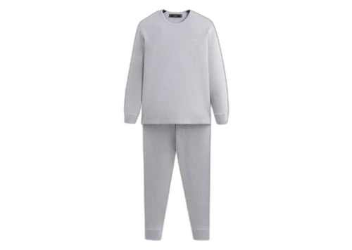 Kith Kithmas Waffle Thermal Set Light Heather Grey