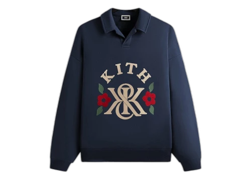 Kith K&K Applique Nelson Collared Rugby Nocturnal