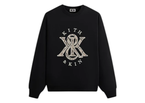 Kith K&K Python Nelson Crewneck Black